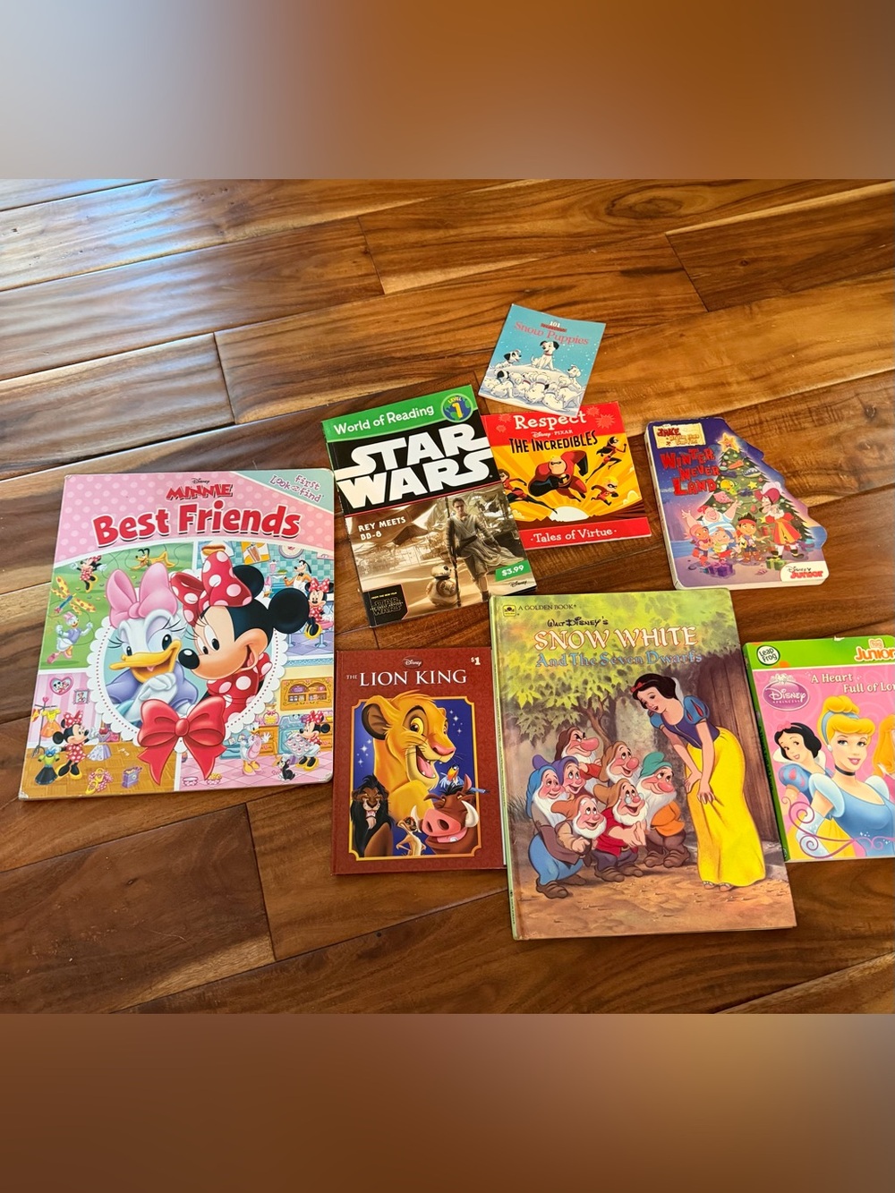 Disney theme books lot/ bundle. Includes all 8